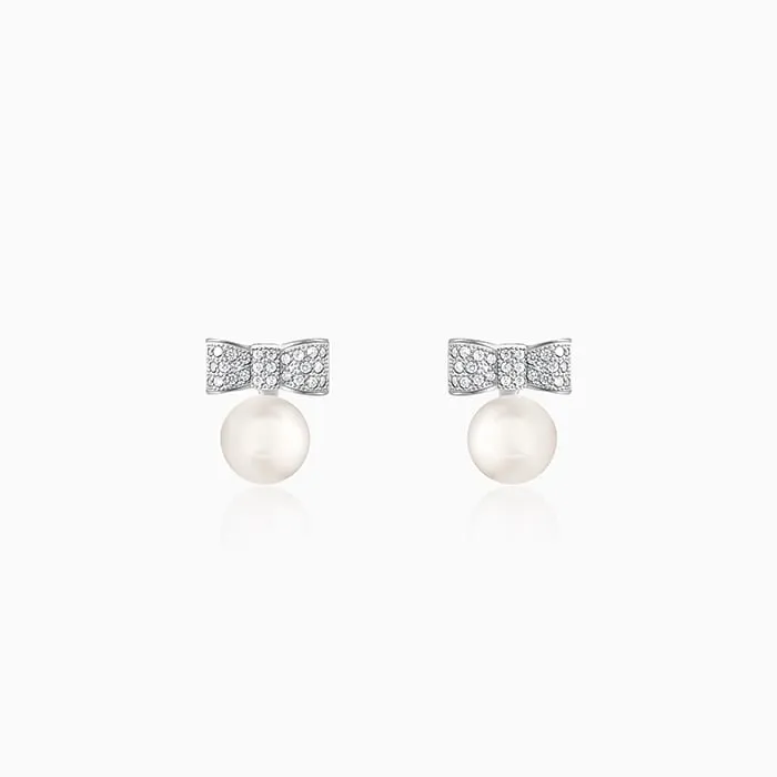 Silver Dreamy Pearls Earrings Giva