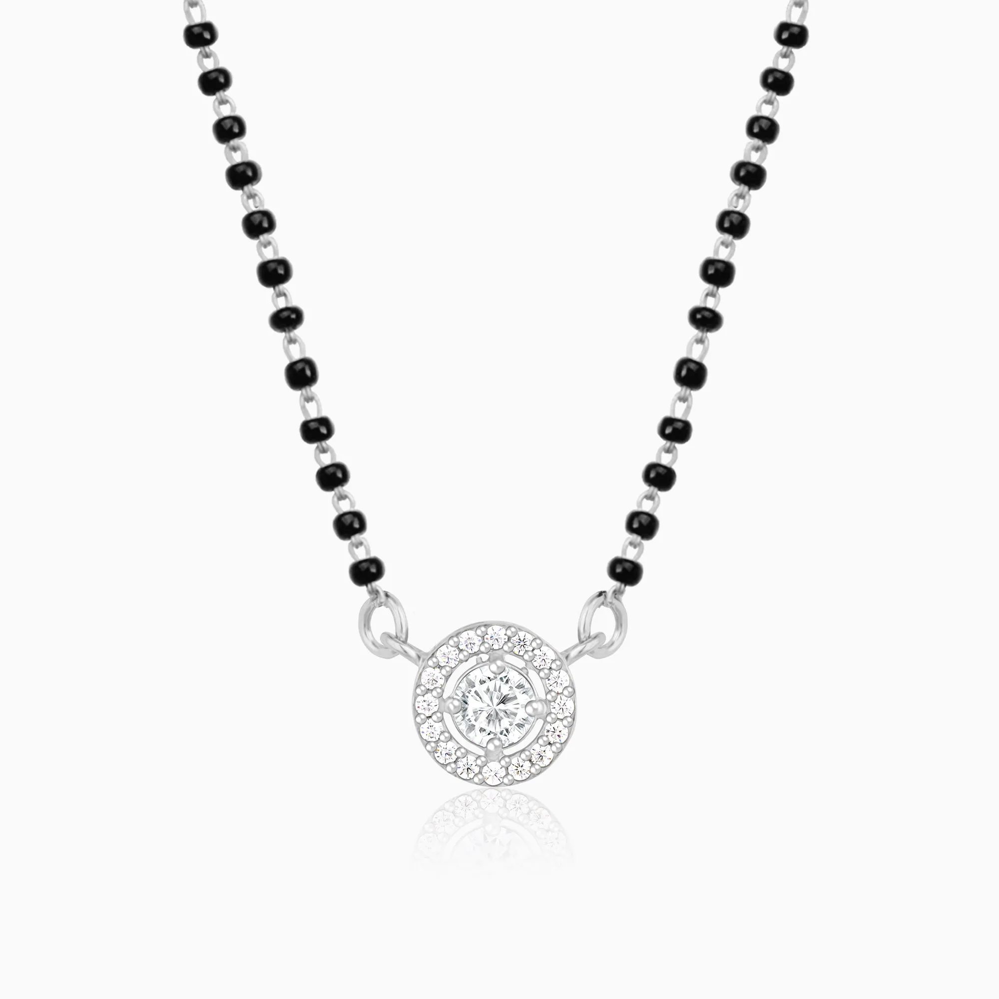 Silver Drizzle Drop Mangalsutra Giva