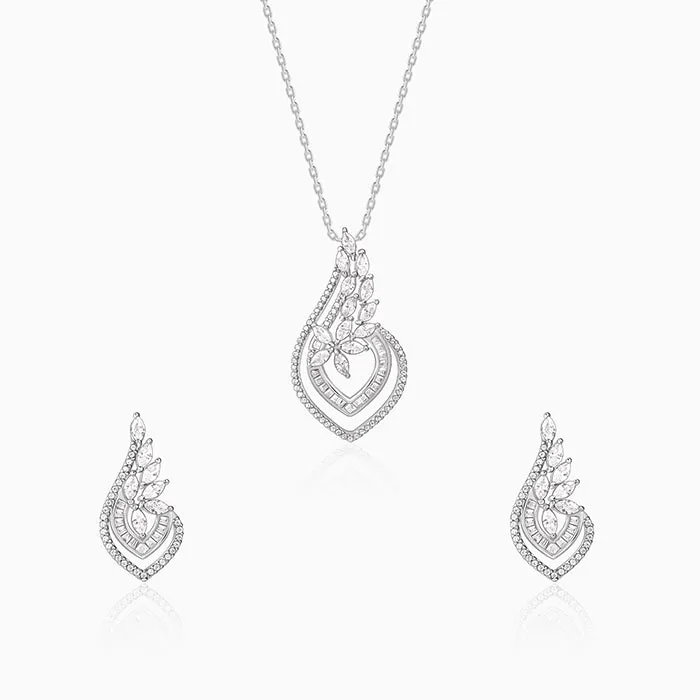 Silver Flower Me Set Giva