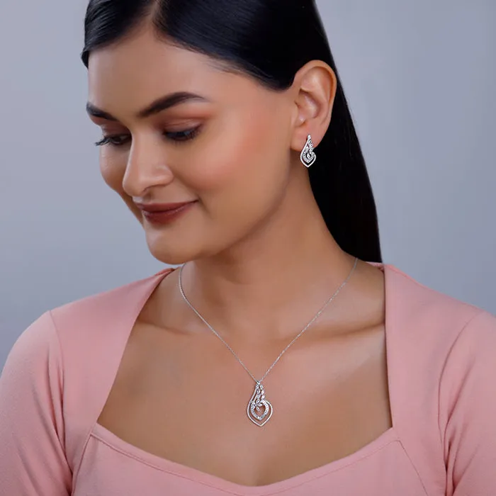 Silver Flower Me Set Giva