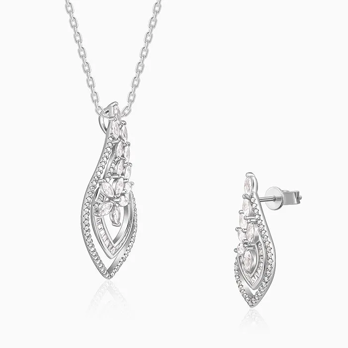 Silver Flower Me Set Giva
