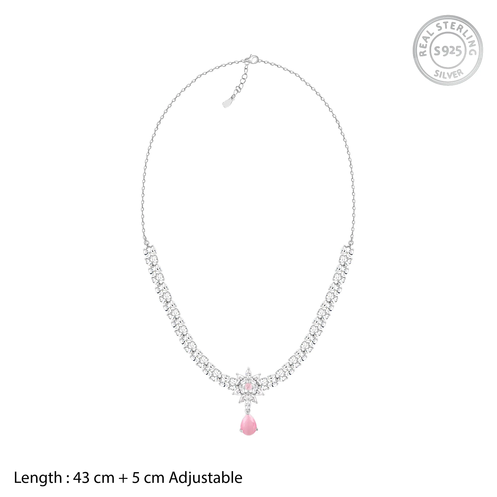 Silver Garland Of Flowers Set Giva