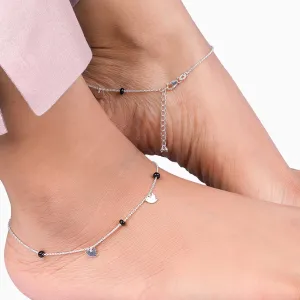 Silver Lovely Birds Anklet Giva