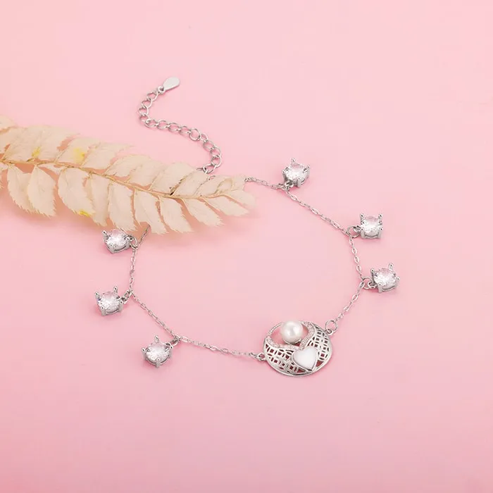 Silver Pearl Whisper Bracelet Giva
