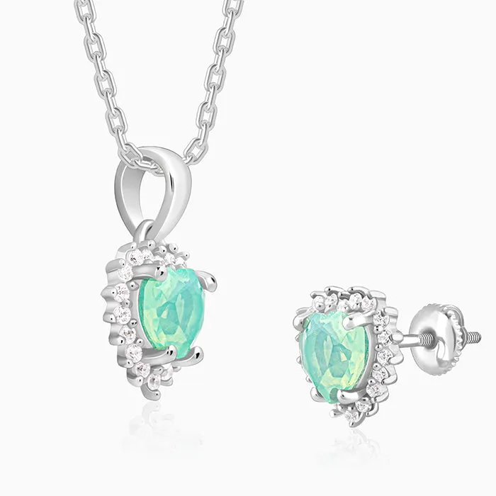 Silver Perfect Heart Set Giva