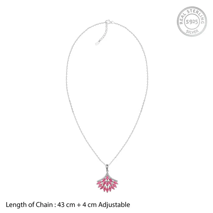 Silver Pink Floret Set of Three Giva