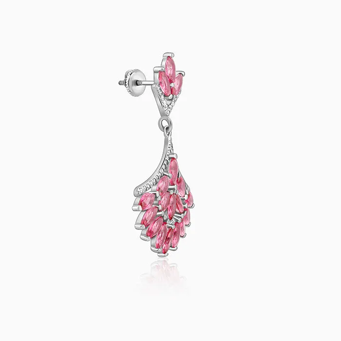 Silver Pink Floret Set of Three Giva
