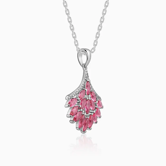 Silver Pink Floret Set of Three Giva