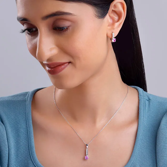 Silver Pink Glam Set Giva