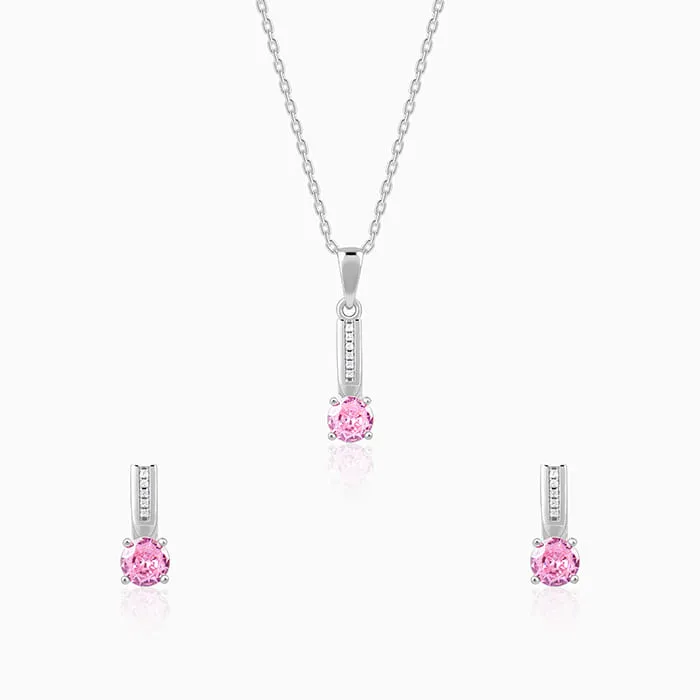 Silver Pink Glam Set Giva