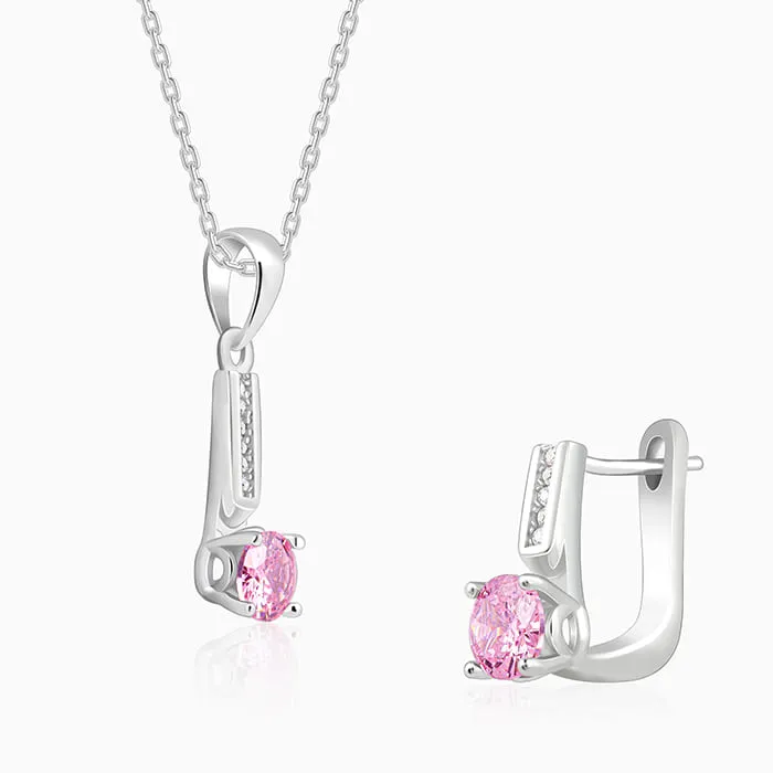 Silver Pink Glam Set Giva