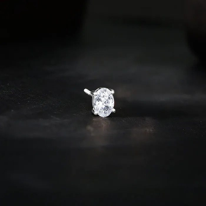 Silver Pristine Stud For Him Giva