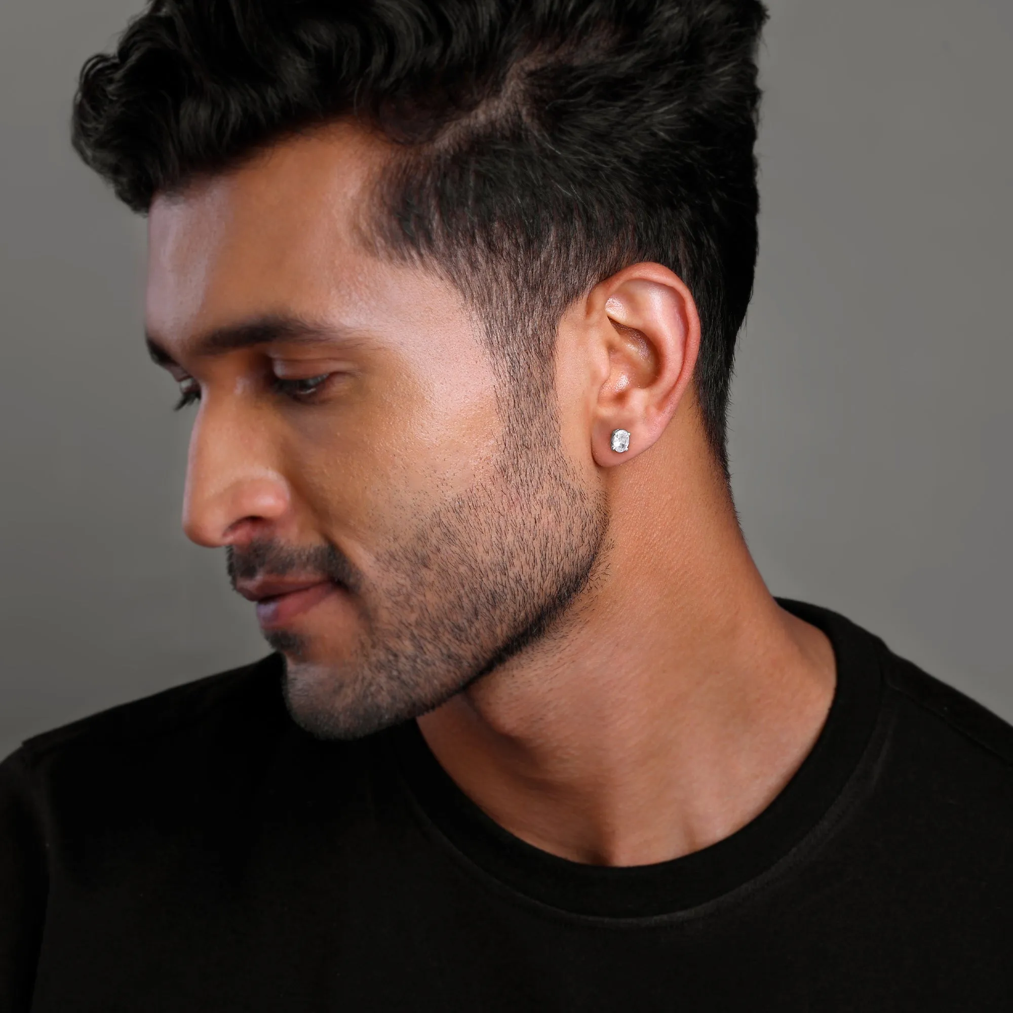 Silver Pristine Stud For Him Giva