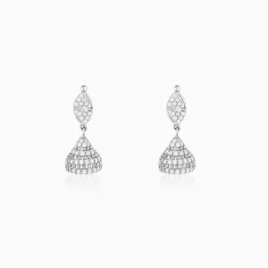 Silver Pure Feelings Jhumki Giva
