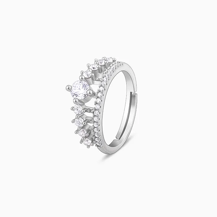 Silver Queen Crown Ring Giva