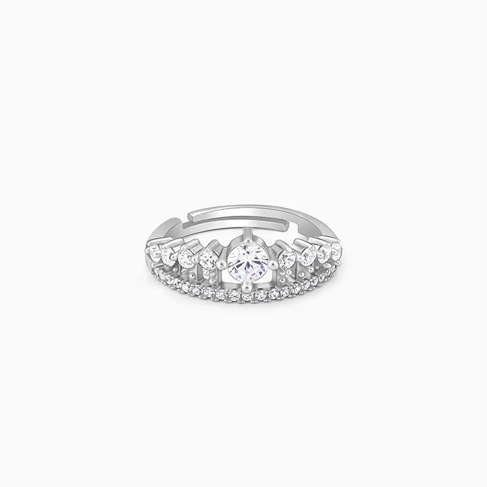 Silver Queen Crown Ring Giva