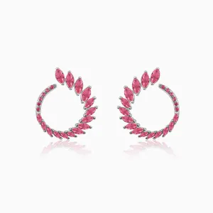 Silver Radiant Sphere Earrings Giva