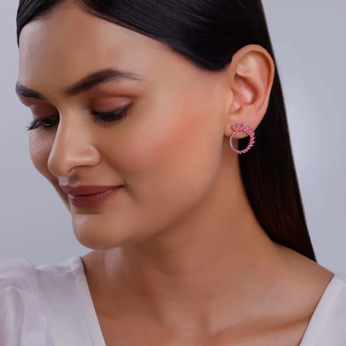 Silver Radiant Sphere Earrings Giva