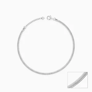 Silver Silver Aura Anklet Giva