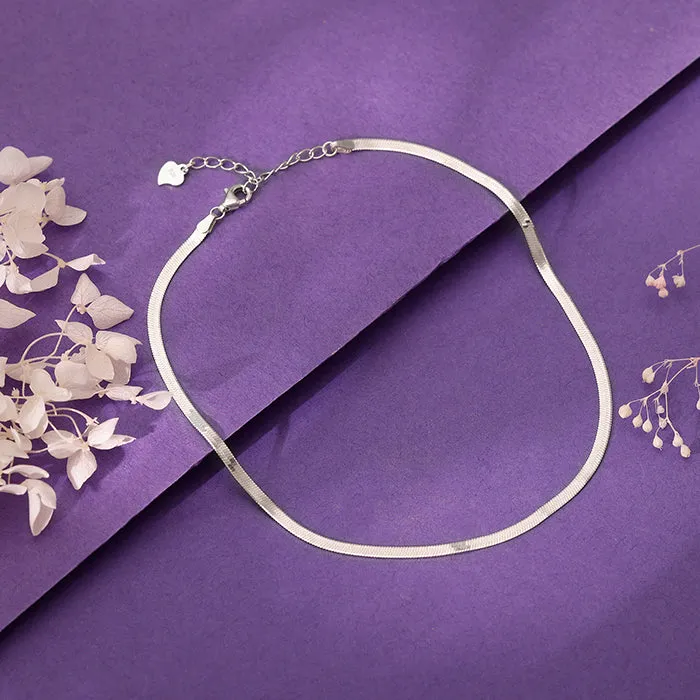 Silver Silver Aura Anklet Giva