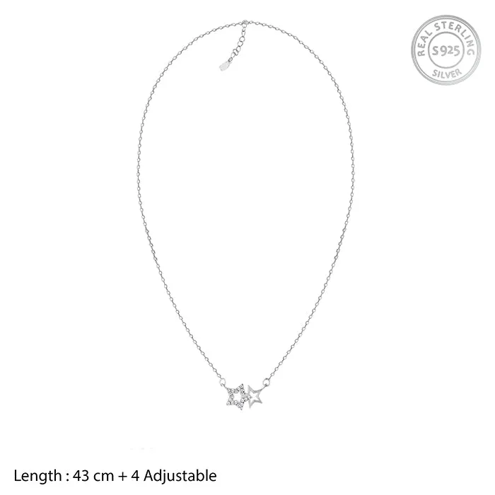 Silver Starry Affair Necklace Giva