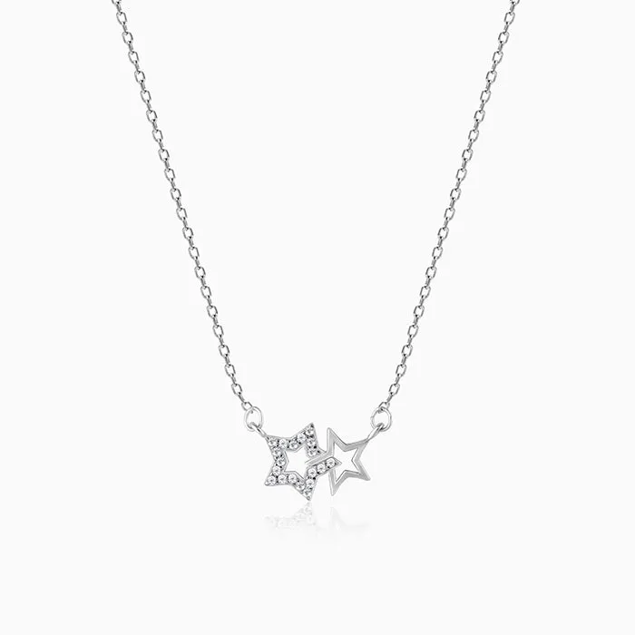 Silver Starry Affair Necklace Giva