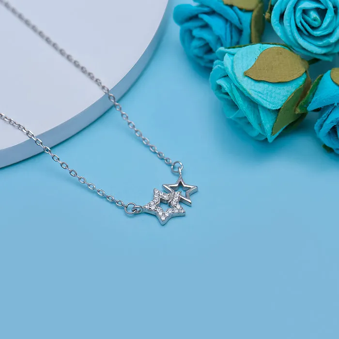 Silver Starry Affair Necklace Giva