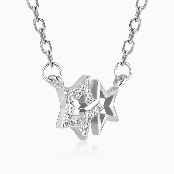 Silver Starry Affair Necklace Giva