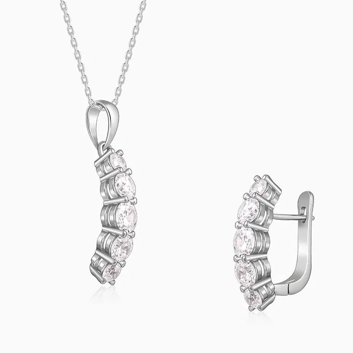 Silver Stunner Shine Set Giva