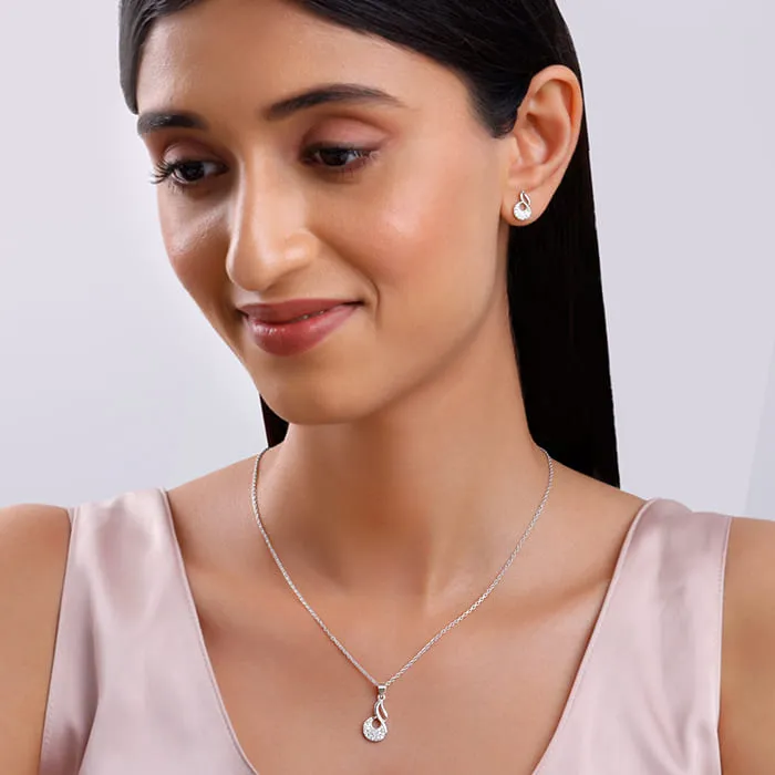 Silver Swirlshine Set Giva