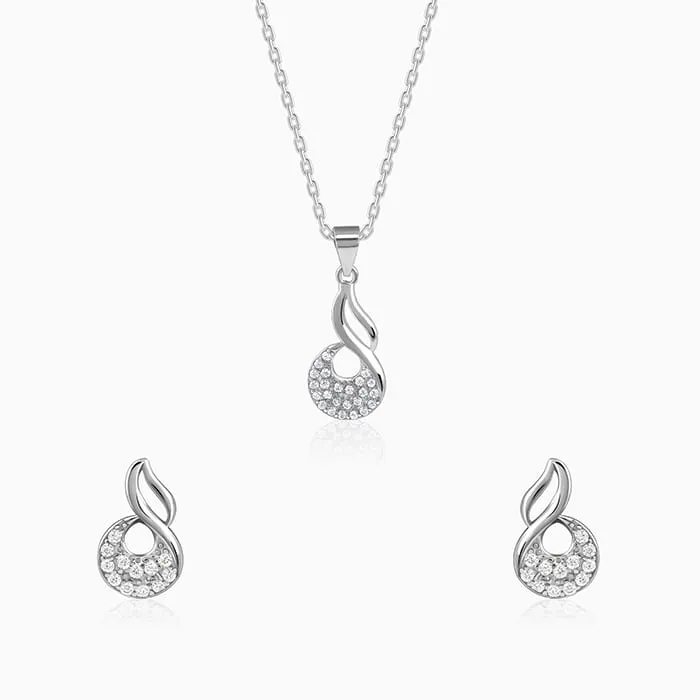 Silver Swirlshine Set Giva