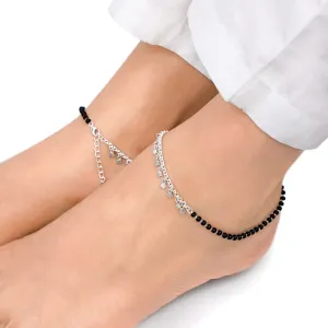Silver Unique Vibe Anklet Giva