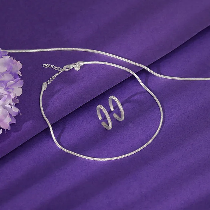 Silver Waheeda Set Giva