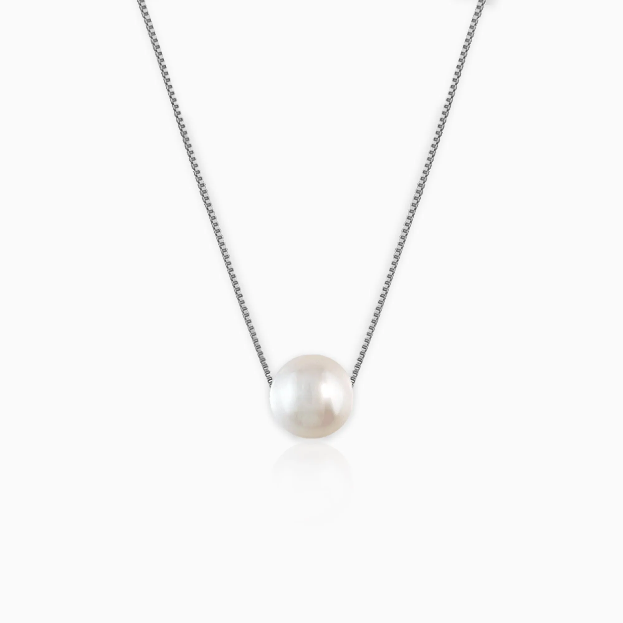 Silver White Pearl Moon Set Giva