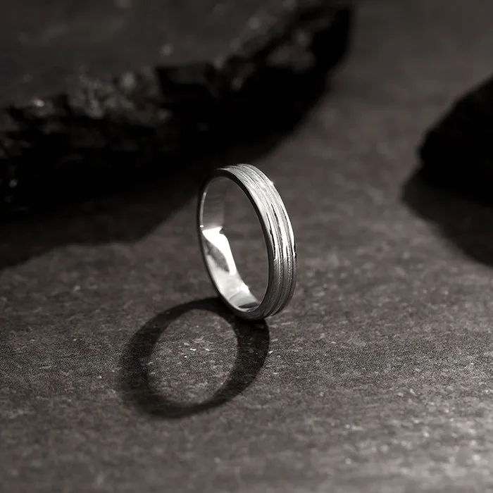 Silver Wisdom Ring For Him Giva
