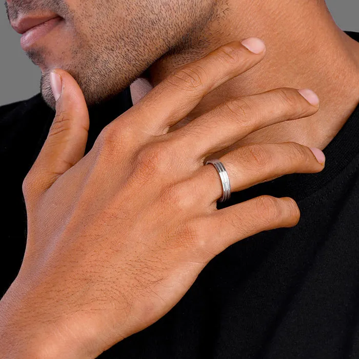 Silver Wisdom Ring For Him Giva