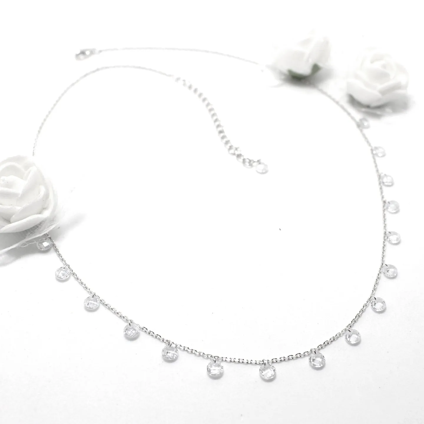 Silver Zircon Queens Set Giva