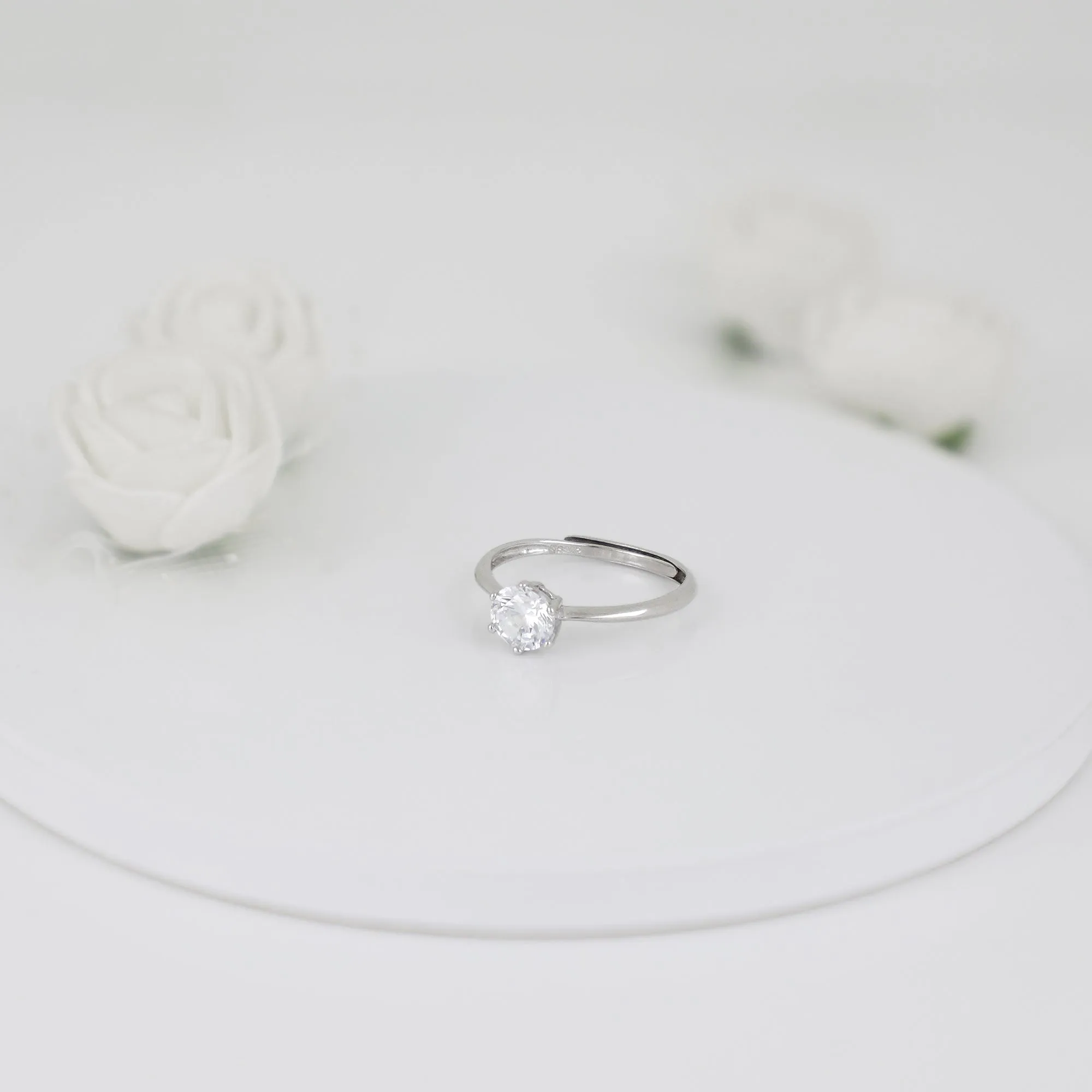 Silver Zircon Queens Set Giva
