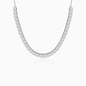 Silver Zircon Solitaire Necklace Giva