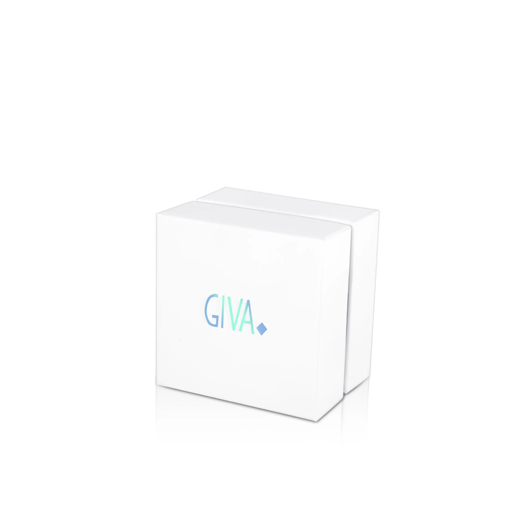 Silver Zircon Twist Ring Giva