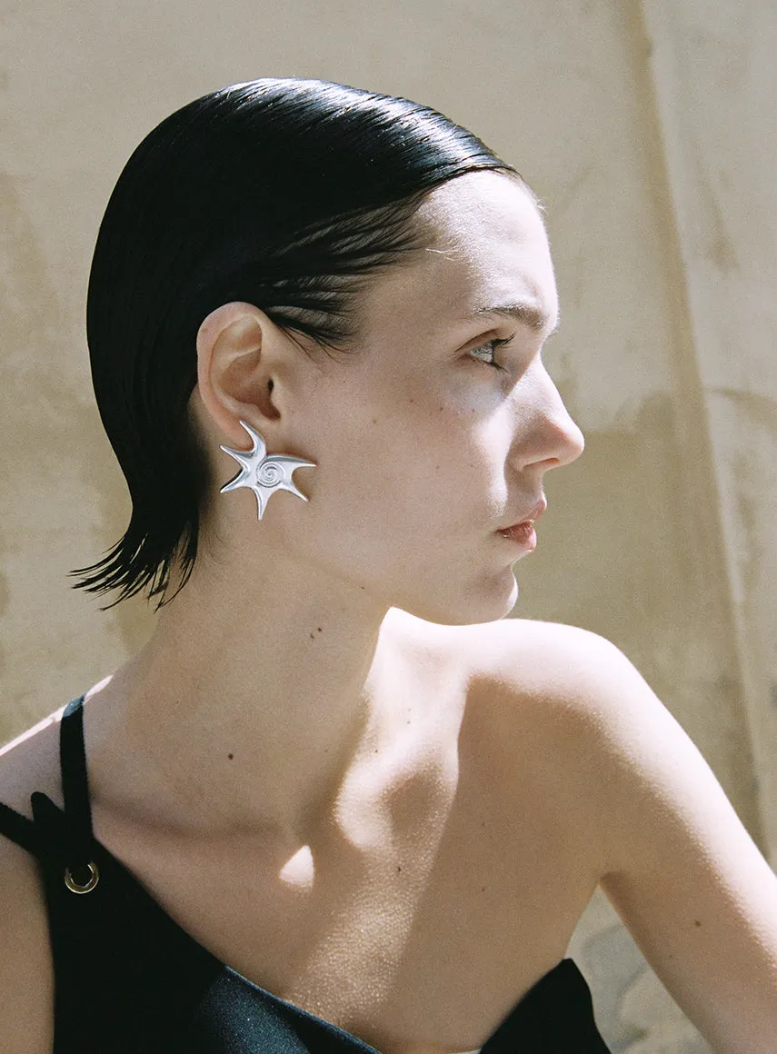 Solar Silver Earrings