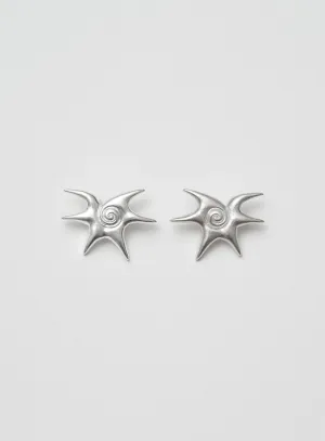 Solar Silver Earrings