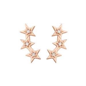 Starry Night 18K White Gold Stud w. Diamond