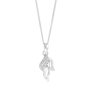 Sterling Silver & Fancy Diamond Pendant Shiels