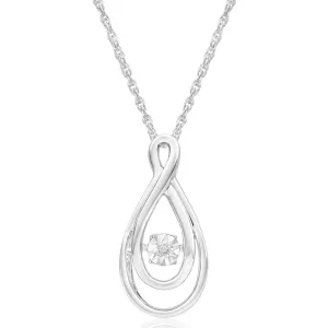 Sterling Silver Dancing Diamond Infinity Chain Included Shiels
