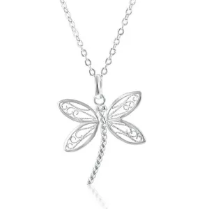 Sterling Silver Dragonfly Pendant Shiels