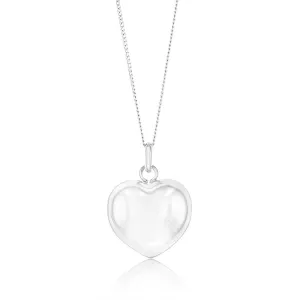Sterling Silver Fancy Heart Pendant Shiels