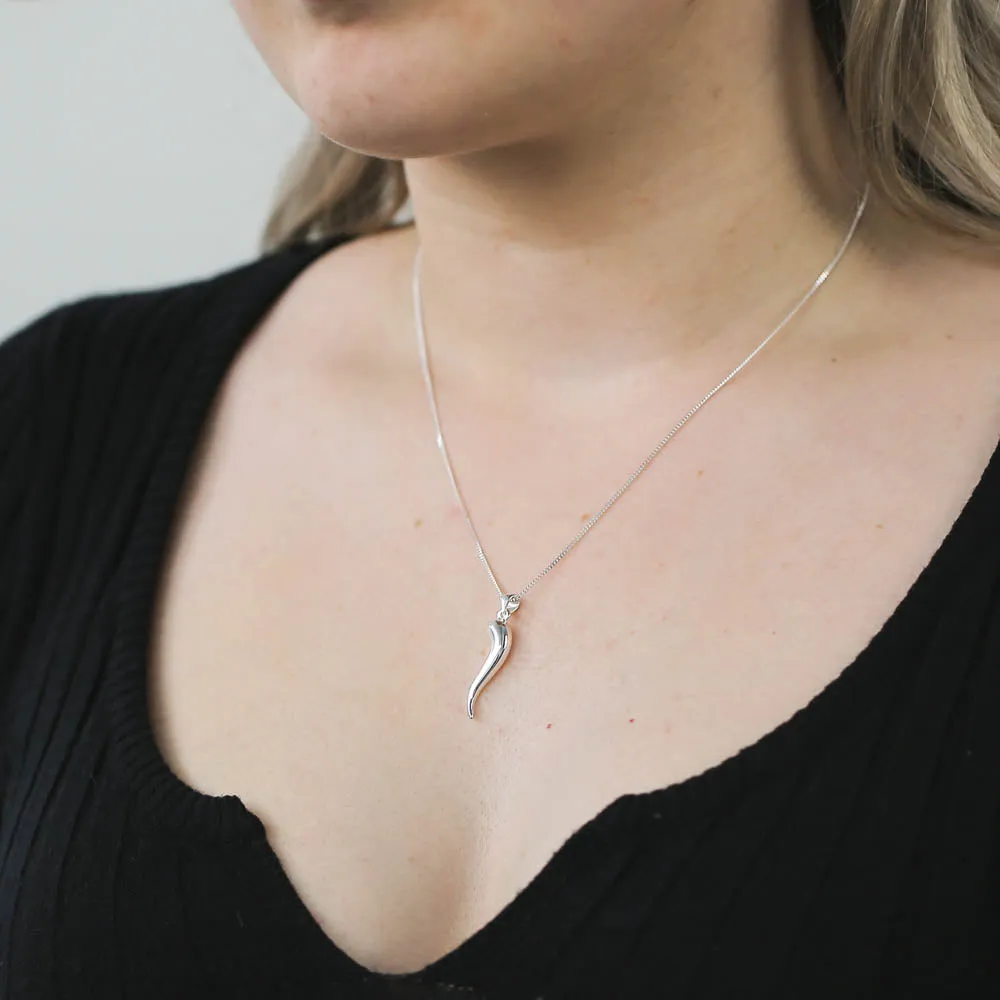 Sterling Silver Horn of Plenty Pendant Shiels