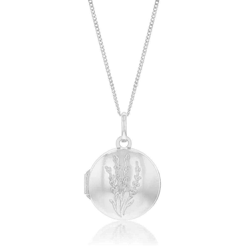 Sterling Silver Round VW Locket Pendant Shiels