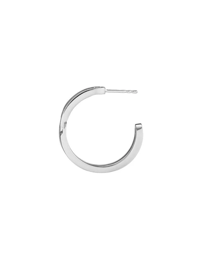 The Gasp Large Silver Earring